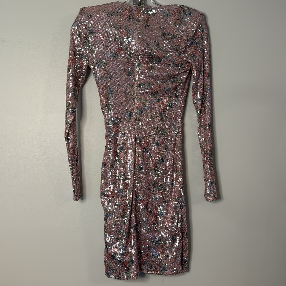 Nookie Forever Long Sleeve Sequin Mini Dress - Picture 6 of 10